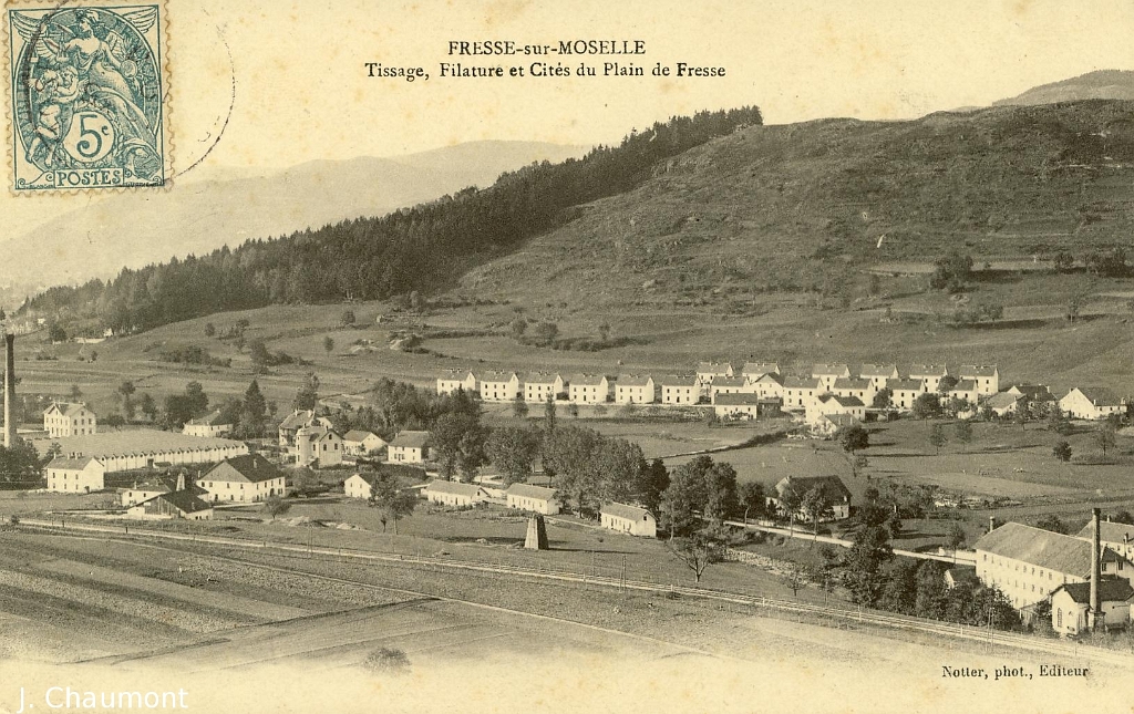 Fresse-sur-Moselle. - Tissage, Filature et Cités du Plain de Fresse.JPG